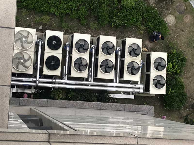 科研楼空调外机降噪项目案例-上海复旦大学